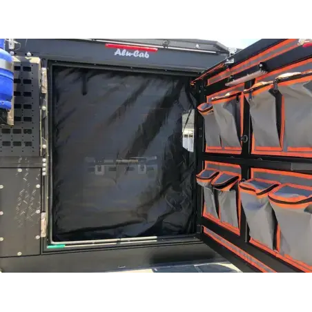 Moustiquaire de porte arrière hardtop canopy camper Toyota HZJ79 DC SC Alu-Cab